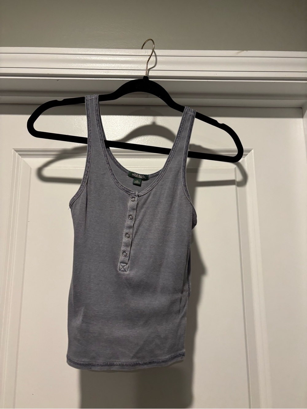 Wild Fable Women’s Relaxed Scoop Neck Tank - Dusty Gray - Size XS